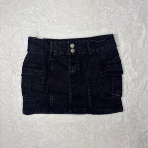 Windsor Charcoal Denim Mini Skirt